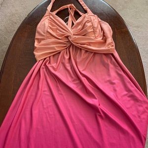 Maurices 1x Ombré Maxi Halter dress
